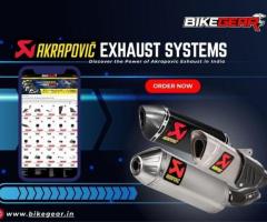 Buy Akrapovic Exhaust Systems in India