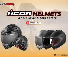 Shop for best icon helmets online in India