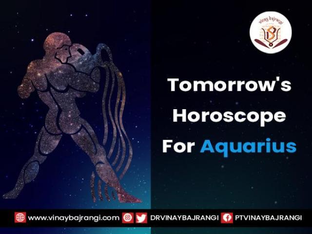 Tomorrow's Horoscope for Aquarius