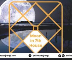 Moon in Seventh House in Birth Chart