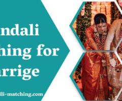 kundli matching for marriage