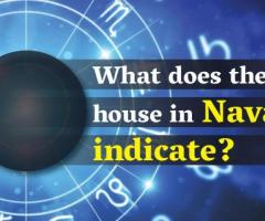 What does the 10th house in Navamsa indicate?