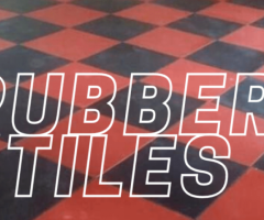 Rubber Floor Tiles for Commercial Purpose