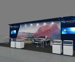 Modular trade show booth in Los Angeles