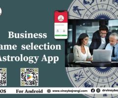 Business Name Selection Astrology App