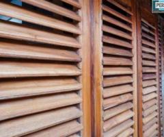 Window Couture: Stylish Solutions with Wood Shutters in Lexington