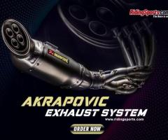 Akrapovic Exhaust System for Motorcycle at Riding Sports