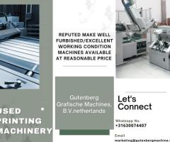 Used Gutenberg Grafische Printing Machines for Sale in India